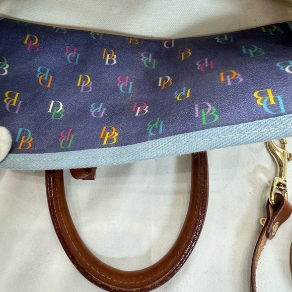Dooney and Bourke Rainbow Print Y2K Two Way Bag and Matching Wristlet - Picture 14 of 14